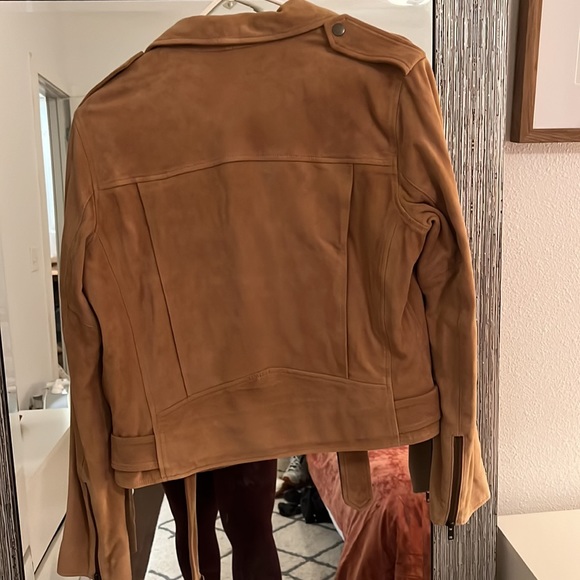 NWOT Womens Tan Polo Ralph Lauren Authentic Suede Jacket - Size Medium - Picture 3 of 3
